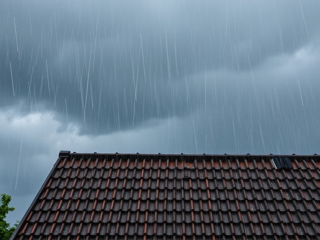 Wat als je dak lekt tijdens slecht weer?